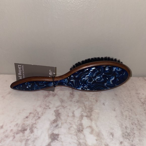Living Proof Smoothing Boar Bristle Hair Brush Wooden Handle NEW - Picture 1 of 5